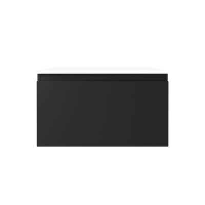 Oltens Vernal szafka 80x45,6x47 cm podumywalkowa wisząca czarna 60014300
