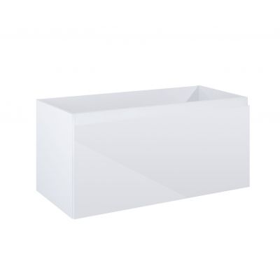Oltens Vernal zestaw mebli łazienkowych 160 cm z blatem biały połysk/czarny mat 68353000