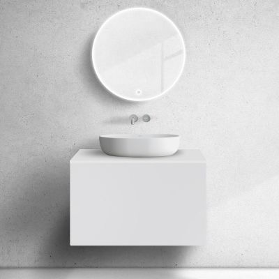 Oltens Lun blat naszafkowy 80 cm biały mat 63025000