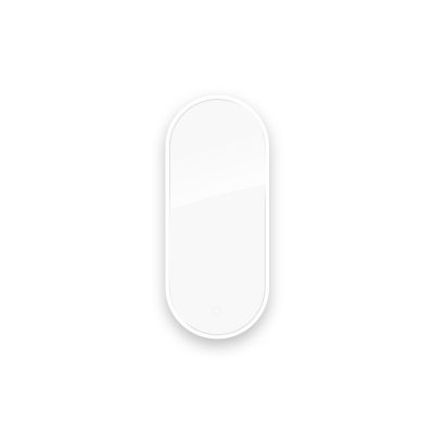 Oltens Nordlis lustro 40x90 cm owalne z oświetleniem z przodu z matą grzewczą 64103000