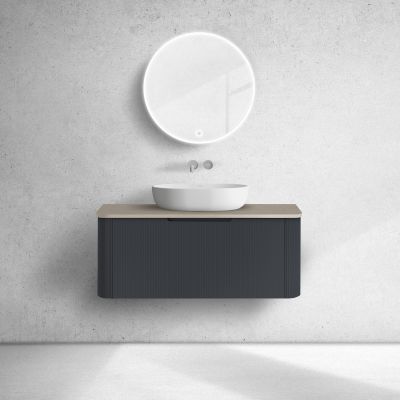 Oltens Hamnes szafka podumywalkowa 100 cm czarny mat 60024300