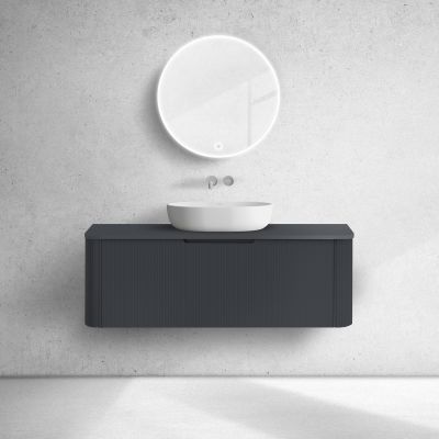 Oltens Hamnes blat naszafkowy 120 cm czarny mat 63015300