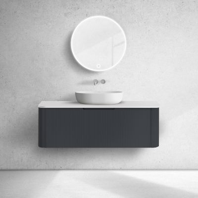 Oltens Hamnes szafka podumywalkowa 120 cm czarny mat 60025300