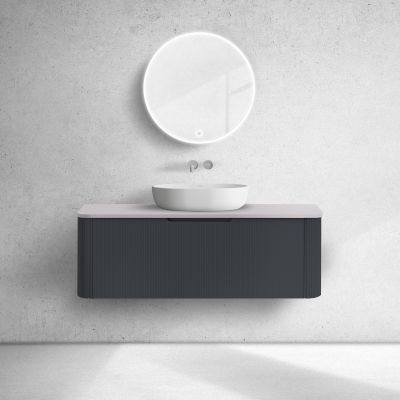 Oltens Hamnes szafka podumywalkowa 120 cm czarny mat 60025300