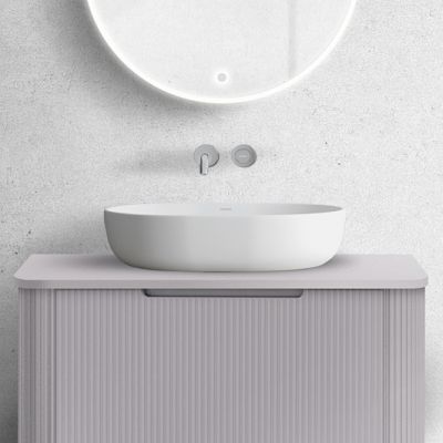 Oltens Hamnes szafka 80 cm podumywalkowa wisząca z blatem dąb/kaszmir 68672060