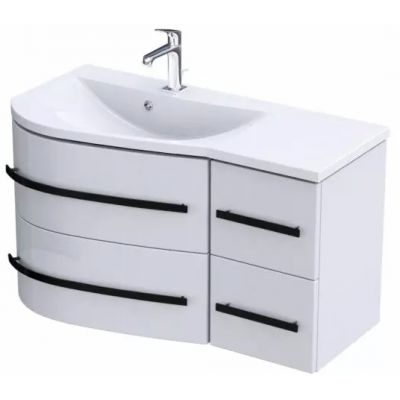 Oristo Opal szafka 90x44x50 cm podumywalkowa wisząca biała OR30-SD4S-90-1-LV6