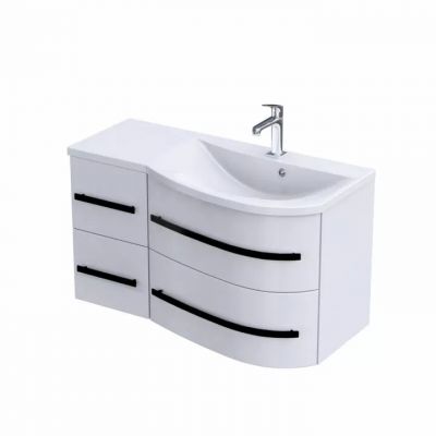 Oristo Opal szafka 90x44x50 cm podumywalkowa wisząca biała OR30-SD4S-90-1-PV6