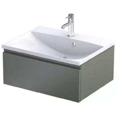 Oristo Brylant szafka 60 cm podumywalkowa wisząca zielony mat OR36-SD1S-60-17