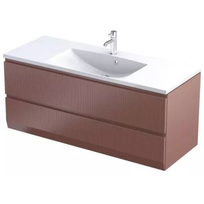 Oristo Brylant szafka 119,6x45,5x50 cm podumywalkowa wisząca ceglana OR36-SD2S-120-19R