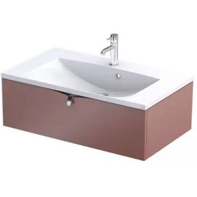 Oristo Siena szafka 79,6x45,5x25 cm podumywalkowa wisząca ceglana mat OR45-SD1S-80-19