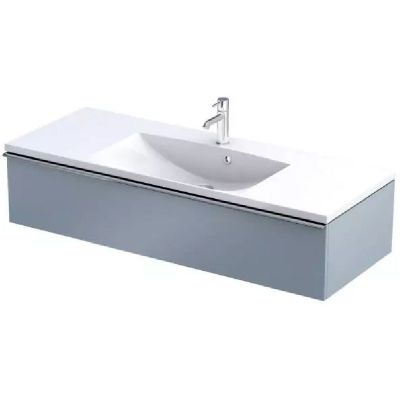 Oristo Etna szafka 120 cm podumywalkowa wisząca niebieski mat OR52-SD1S-120-16