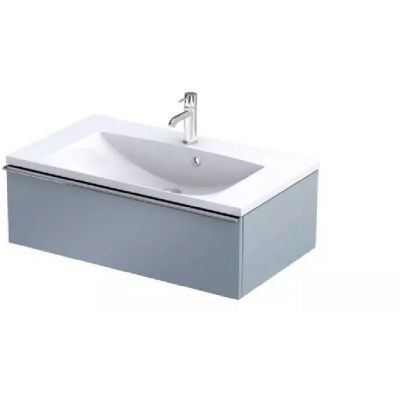 Oristo Etna szafka80 cm podumywalkowa wisząca niebieski mat OR52-SD1S-80-16