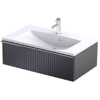 Oristo Etna szafka 80 cm podumywalkowa wisząca czarna OR52-SD1S-80-8R