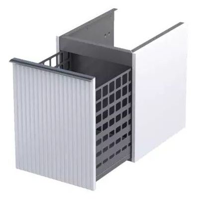 Oristo Etna szafka 40x45,5x50 cm boczna wisząca biała OR52-SN1S-40-2R