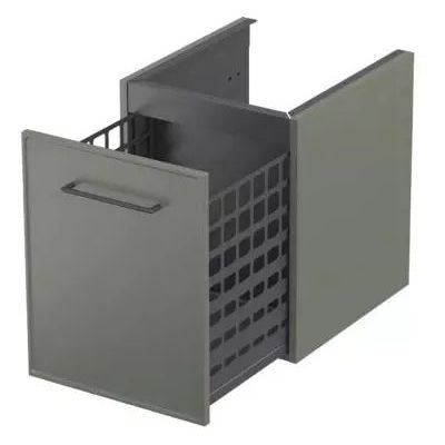 Oristo Lagom szafka 40x45,5x50 cm boczna wisząca oliwkowy mat OR53-SN1S-40-17