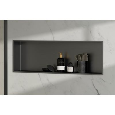 Polysan Inserta półka wnękowa 81 cm antracyt 1301-82B