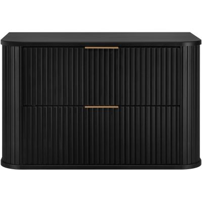 Rodan Elegance szafka z blatem 80,4x41,5x51,7 cm podumywalkowa wisząca czarna