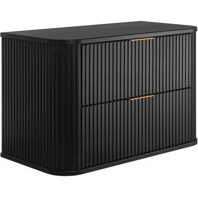 Rodan Elegance szafka z blatem 80,4x41,5x51,7 cm podumywalkowa wisząca czarna