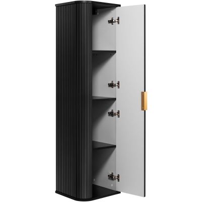 Rodan Elegance szafka 35,5x31,5x139 cm boczna wisząca czarna