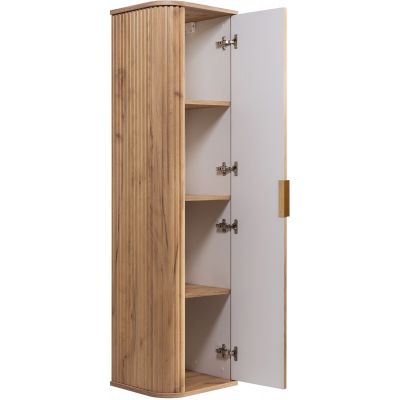 Rodan Elegance szafka 35,5x31,5x139 cm boczna wisząca dąb