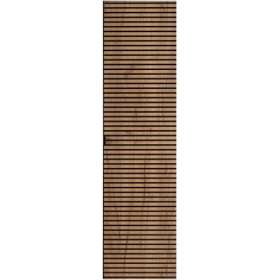 Rodan Loft szafka 35x27x136 cm boczna wisząca czarna-dąb