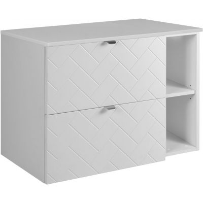 Zestaw Rodan Trend zestaw mebli łazienkowych 80 cm biały (5906154450812, 5906154452151, 5906154451918)