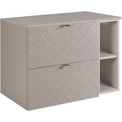 Zestaw Rodan Trend zestaw mebli łazienkowych 80 cm kaszmir (5906154450904, 5906154452182, 5906154451949)