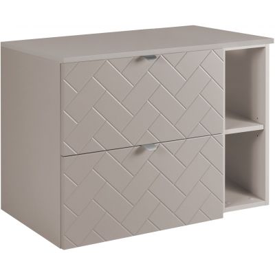 Zestaw Rodan Trend zestaw mebli łazienkowych 80 cm kaszmir (5906154450904, 5906154452182, 5906154451949)