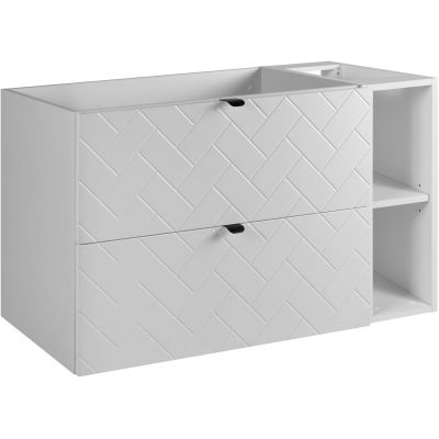 Zestaw Rodan Trend zestaw mebli łazienkowych 100 cm biały (5906154450829, 5906154452151)