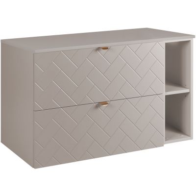 Zestaw Rodan Trend zestaw mebli łazienkowych 100 cm kaszmir (5906154450911, 5906154452182, 5906154451864)