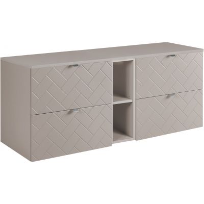 Zestaw Rodan Trend zestaw mebli łazienkowych 140 cm kaszmir (5906154450904, 5906154452182, 5906154452021)