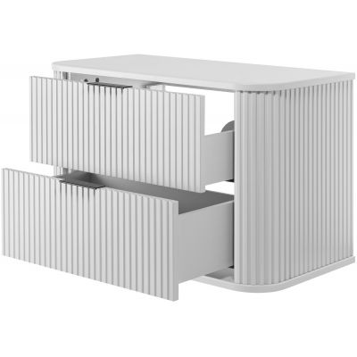 Rodan Elegance szafka z blatem 80,4x41,5x51,7 cm podumywalkowa wisząca biała