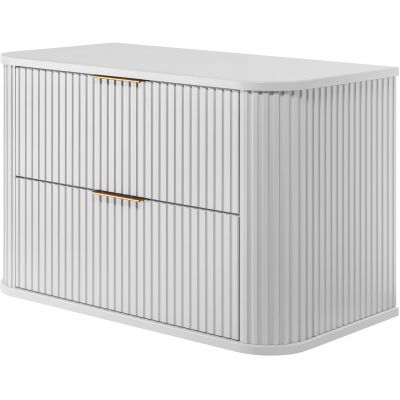 Rodan Elegance szafka z blatem 80,4x41,5x51,7 cm podumywalkowa wisząca biała