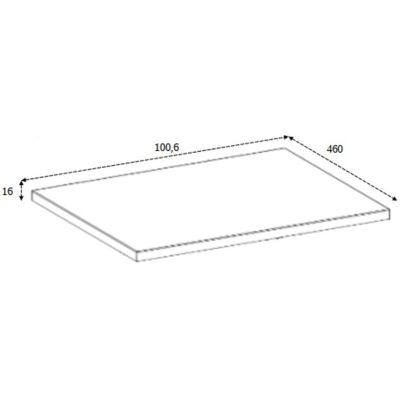 Zestaw Rodan Trend zestaw mebli łazienkowych 100 cm kaszmir (5906154450911, 5906154452182, 5906154451864)