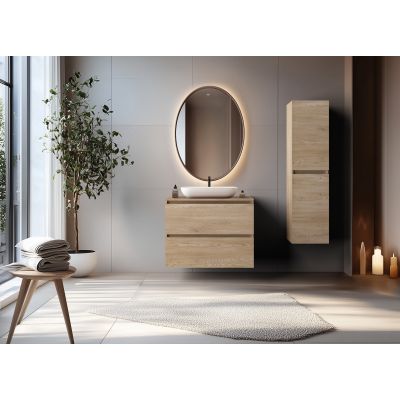 Rodan Simple szafka 80x46x60,7 cm podumywalkowa wisząca dąb