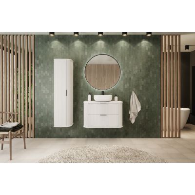 Rodan Elegance szafka 35,5x31,5x139 cm boczna wisząca biała