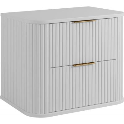 Rodan Elegance szafka z blatem 60,4x41,5x51,7 cm podumywalkowa wisząca biała