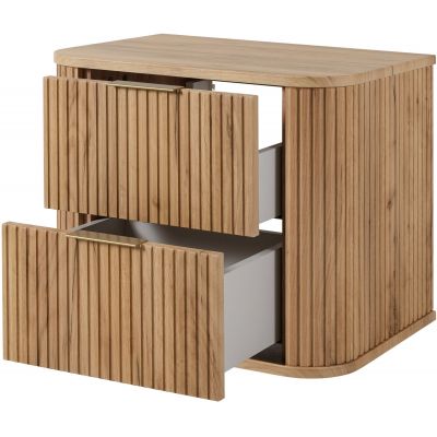 Rodan Elegance szafka z blatem 60,4x41,5x51,7 cm podumywalkowa wisząca dąb