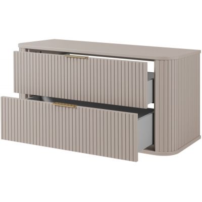 Rodan Elegance szafka z blatem 100,4x41,5x51,7 cm podumywalkowa wisząca beżowa