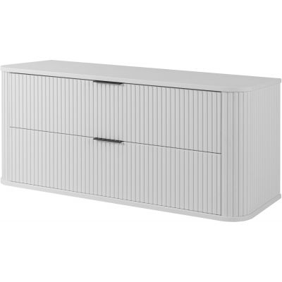 Rodan Elegance szafka z blatem 120,4x41,5x51,7 cm podumywalkowa wisząca biała