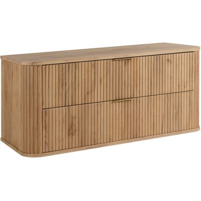 Rodan Elegance szafka z blatem 120,4x41,5x51,7 cm podumywalkowa wisząca dąb