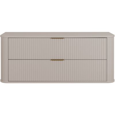 Rodan Elegance szafka z blatem 120,4x41,5x51,7 cm podumywalkowa wisząca beżowa