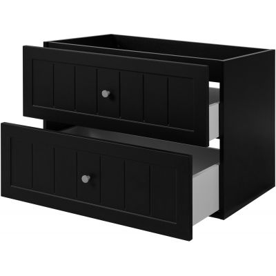 Rodan Gusto szafka 80x46x57 cm podumywalkowa wisząca czarna