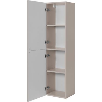 Rodan Gusto szafka 35x27x136 cm boczna wisząca beżowa