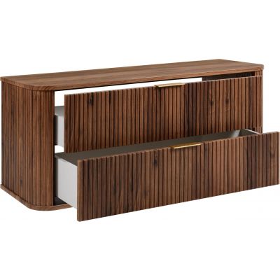 Rodan Elegance szafka z blatem 120,4x41,5x51,7 cm podumywalkowa wisząca dąb orzech