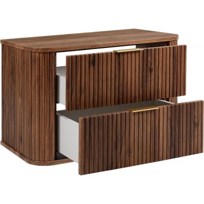 Rodan Elegance szafka z blatem 80,4x41,5x51,7 cm podumywalkowa wisząca dąb orzech