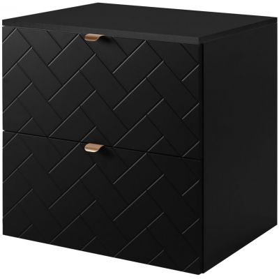 Zestaw Rodan Trend szafka 60 cm podumywalkowa z blatem czarny (5906154450843, 5906154451888)