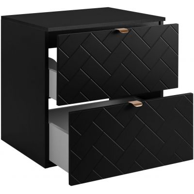 Zestaw Rodan Trend szafka 60 cm podumywalkowa z blatem czarny (5906154450843, 5906154451888)