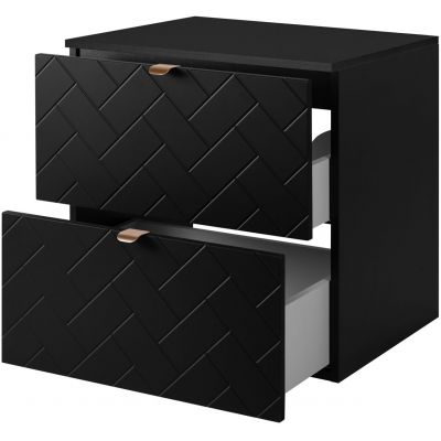 Zestaw Rodan Trend szafka 60 cm podumywalkowa z blatem czarny (5906154450843, 5906154451888)