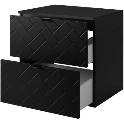 Zestaw Rodan Trend szafka 60 cm podumywalkowa z blatem czarny (5906154450843, 5906154451888)